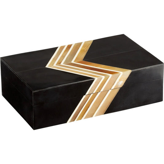 Salvador Box by Cyan Design in black, brown. Made from horn, bone, wood in a modern style.