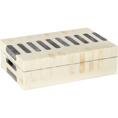 Manscala Box by Cyan Design in grey, ivory. Made from bone, wood in a modern style.
