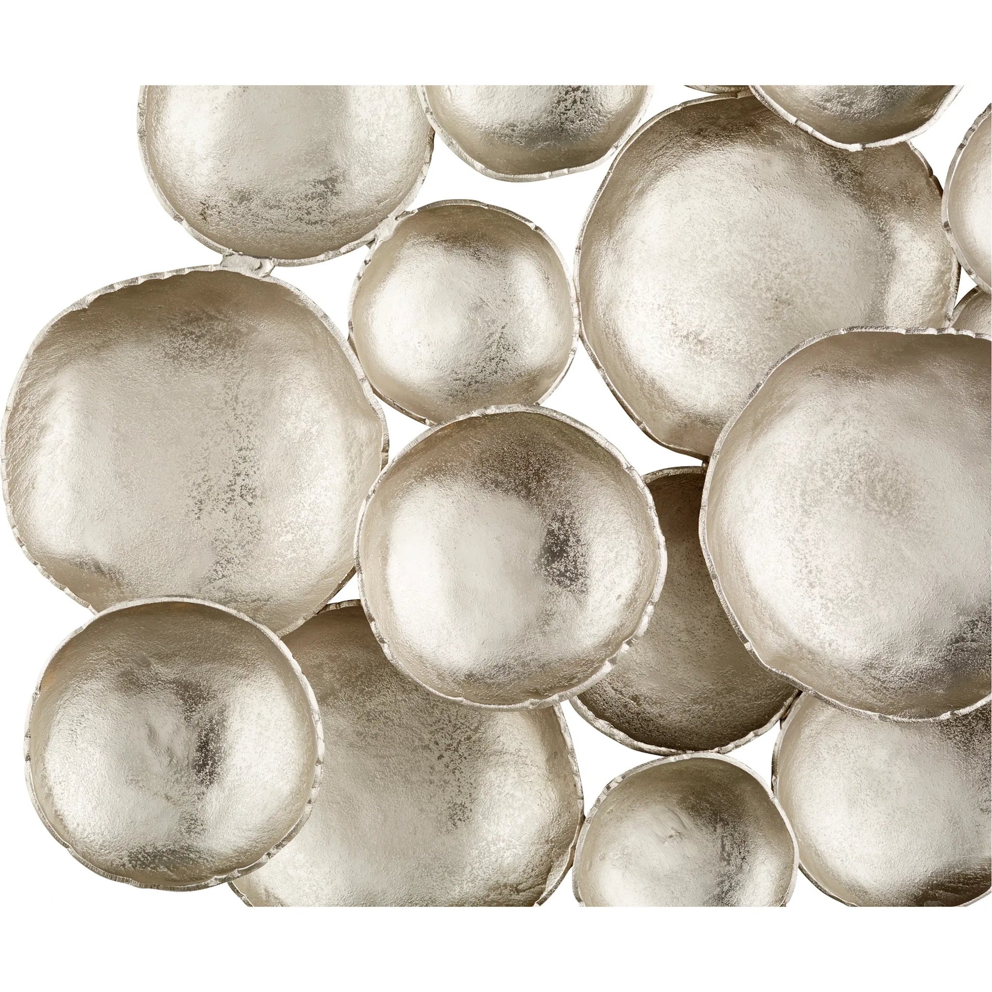 Gala Wall Decor by Cyan Design in silver. Made from aluminum in a modern style.