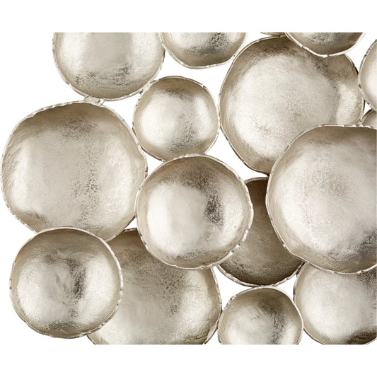 Gala Wall Decor by Cyan Design in silver. Made from aluminum in a modern style.