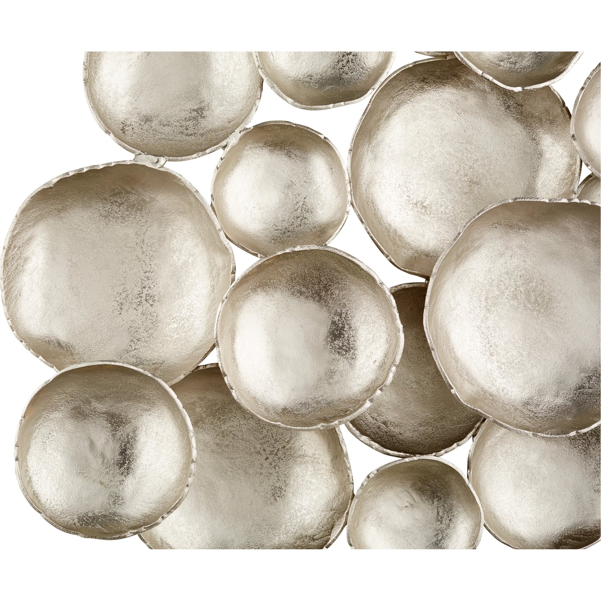 Gala Wall Decor by Cyan Design in silver. Made from aluminum in a modern style.