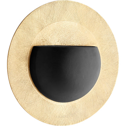 Gilded Implosion Wall Decor by Cyan Design in gold, black. Made from aluminum in a modern style.