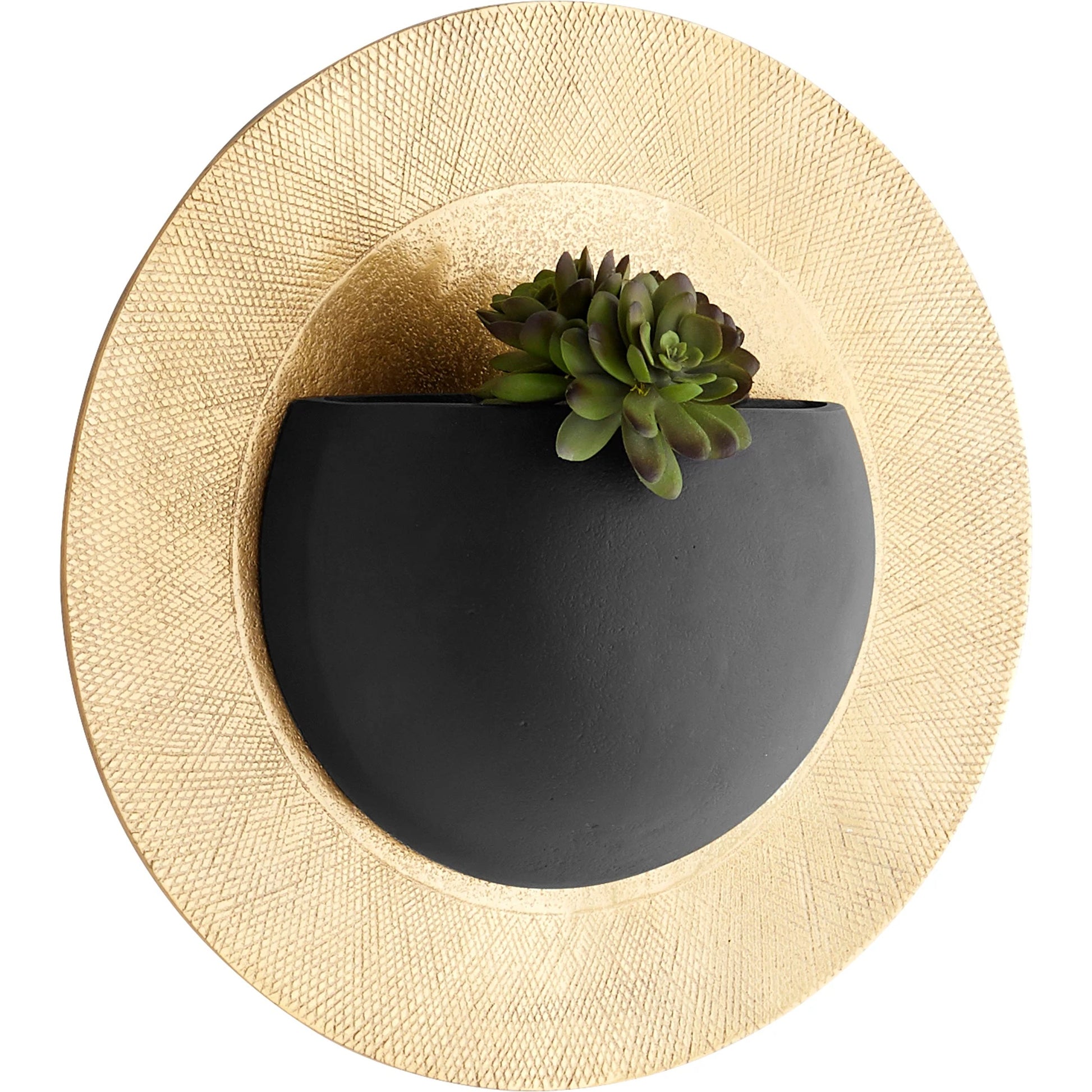 Gilded Implosion Wall Decor by Cyan Design in gold, black. Made from aluminum in a modern style.