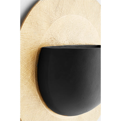 Gilded Implosion Wall Decor by Cyan Design in gold, black. Made from aluminum in a modern style.