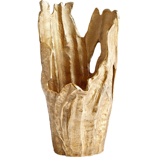 Pyroclastic Monochrome Vase - by Cyan Design. Made from aluminum in a modern style.