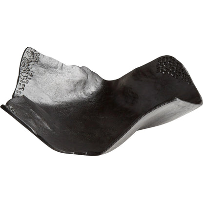 Bauhaus Monochrome Tray by Cyan Design in noir. Made from aluminum in a modern style.