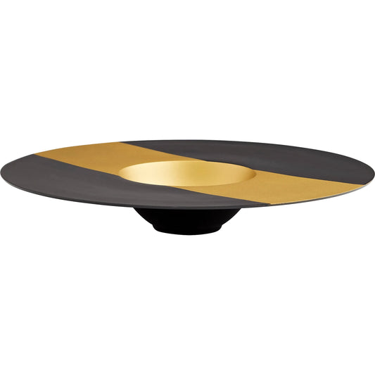 Magen #2 Bowl by Cyan Design in black, bronze. Made from aluminum in a modern style.