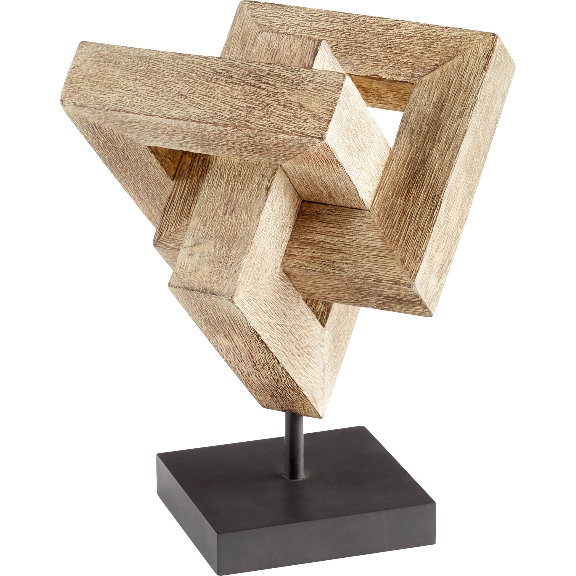 Gali Sculpture #1 by Cyan Design in pecan. Made from wood in a modern style.