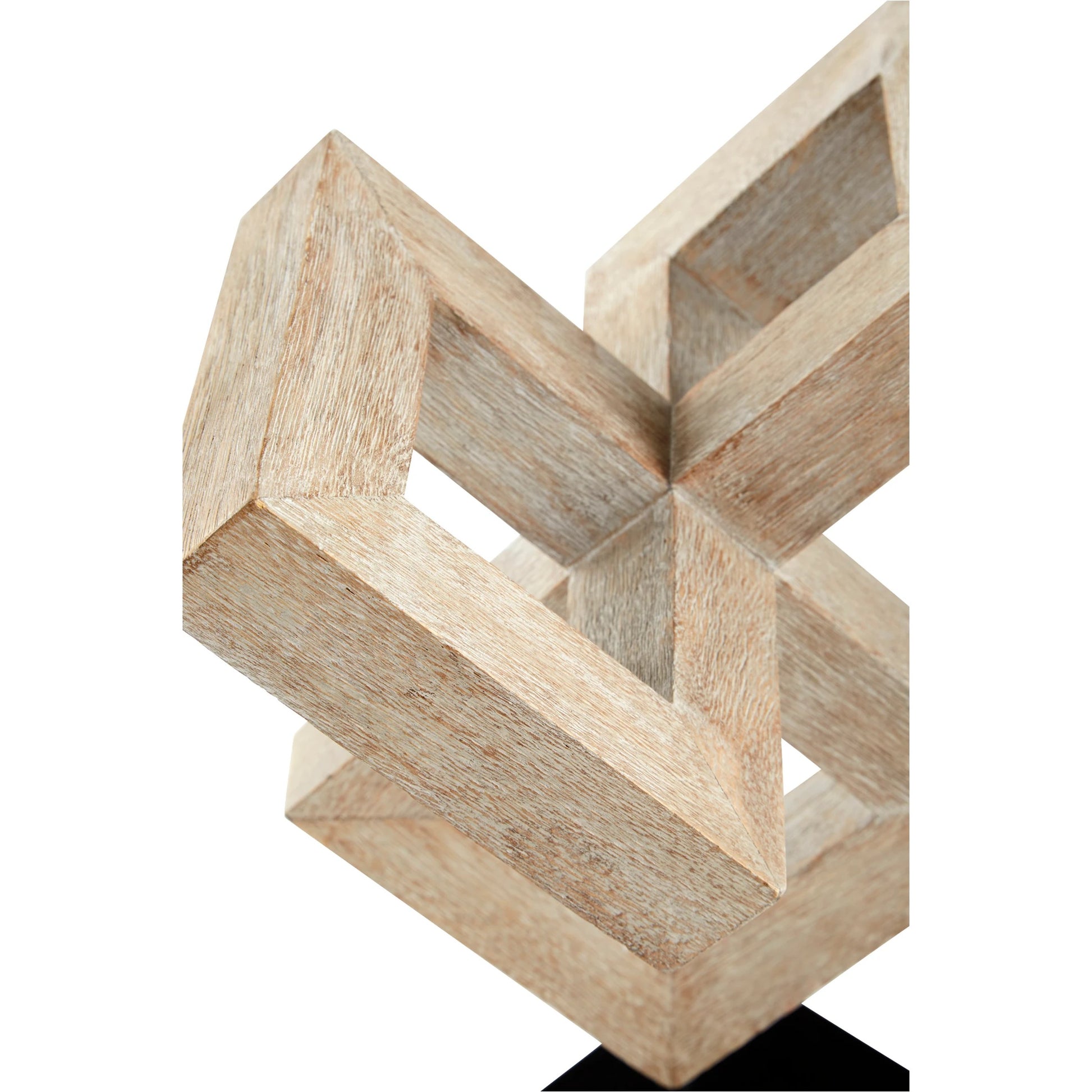 Gali Sculpture #2 by Cyan Design in bleached pecan. Made from wood in a modern style.