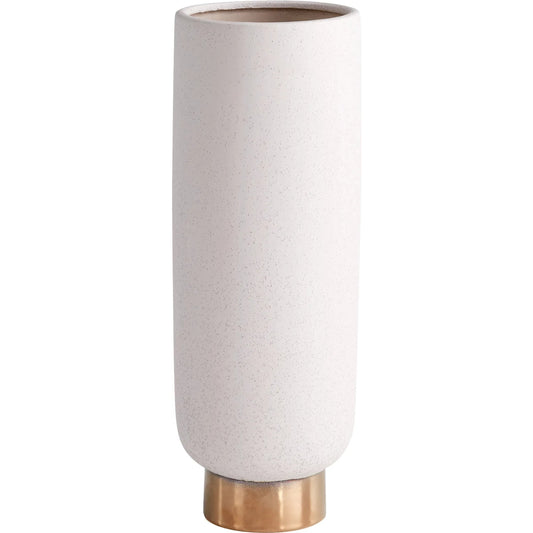 Clayton Vase by Cyan Design in grey. Made from ceramic in a modern style.