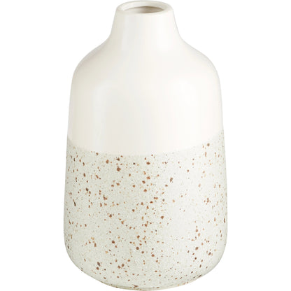 Summer Shore Vase by Cyan Design in white. Made from ceramic in a modern style.