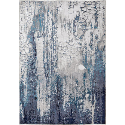 Indio Rug - 39H2F by Feizy in ivory, blue, black. Made from unique in a unique style.