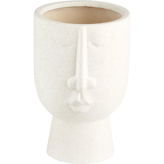 Mother Vase by Cyan Design in white. Made from ceramic in a modern style.