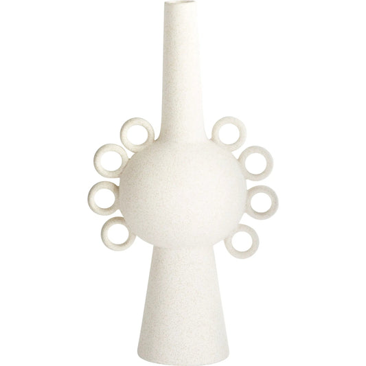 Ringlets Vase by Cyan Design. Made from ceramic in a modern style.