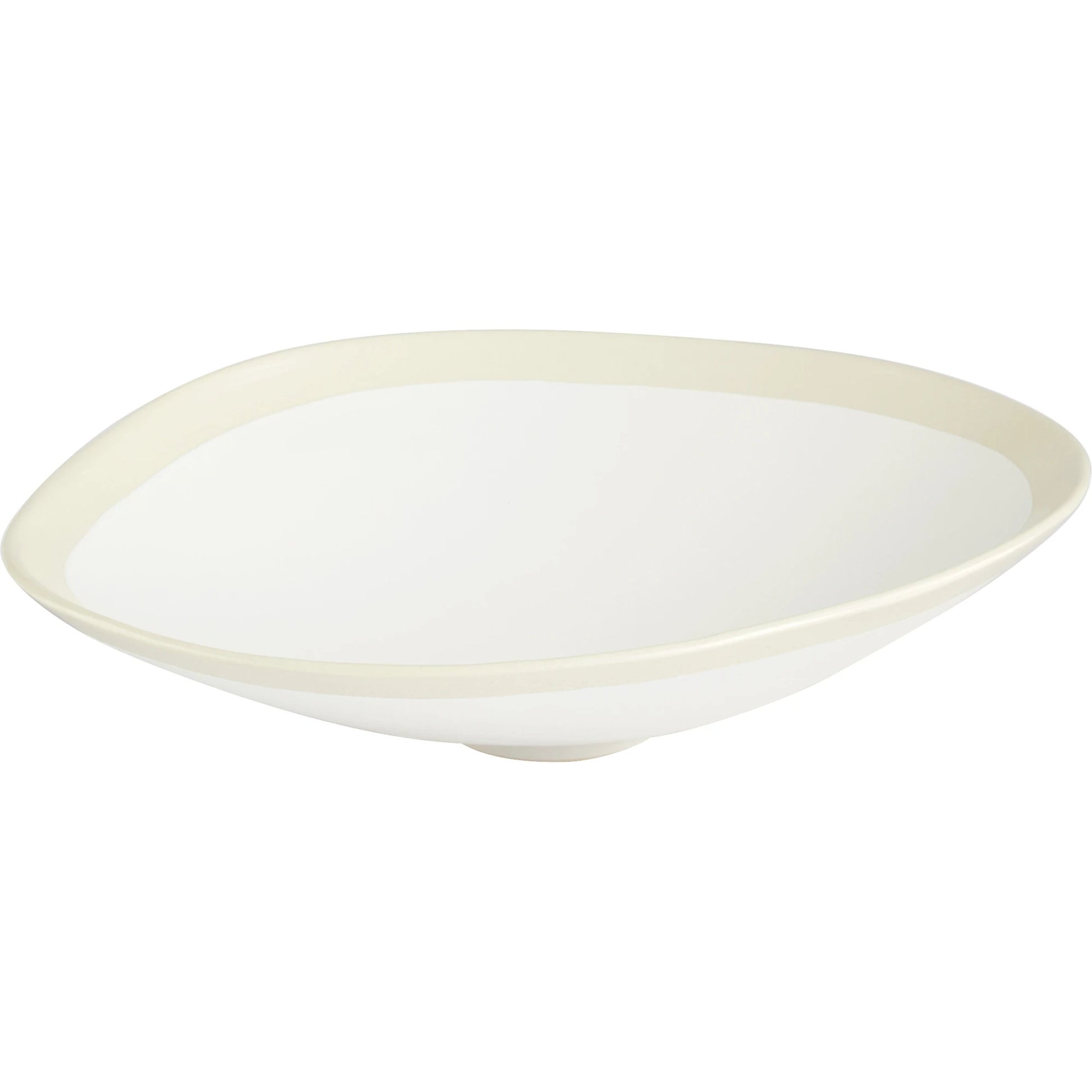 Laura Bowl by Cyan Design in white. Made from ceramic in a modern style.