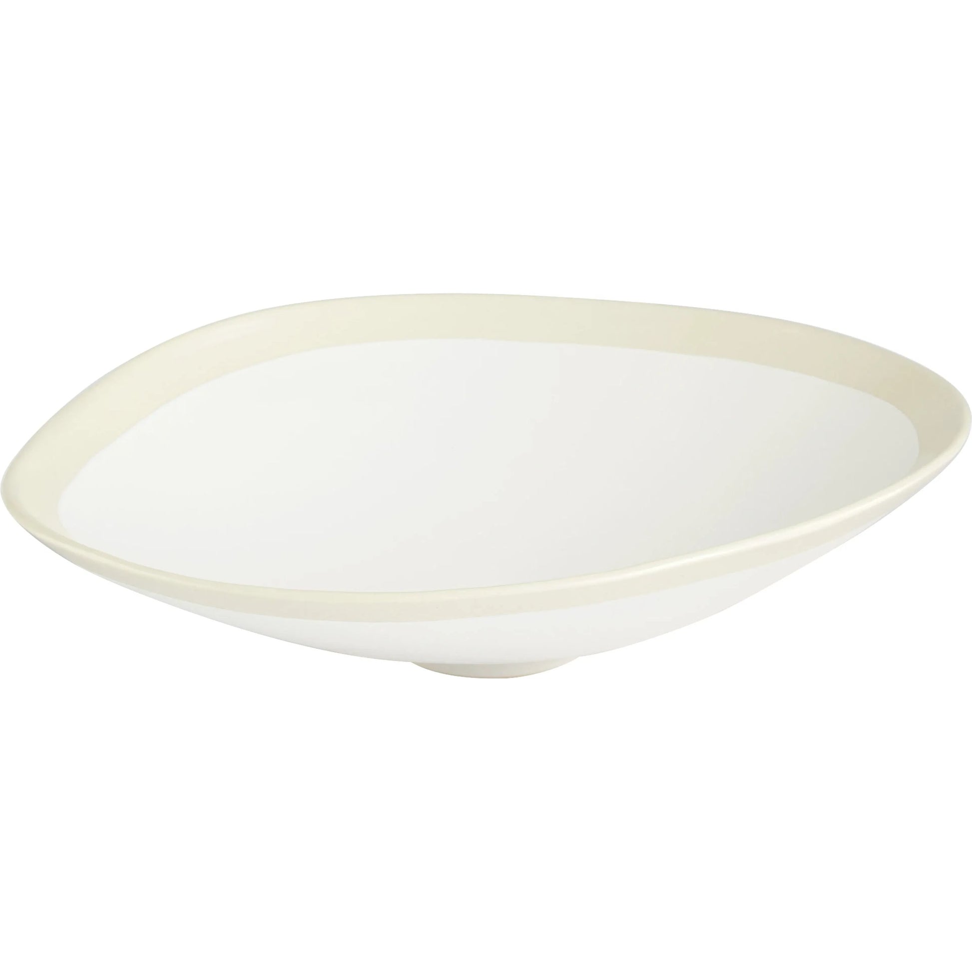 Laura Bowl by Cyan Design in white. Made from ceramic in a modern style.
