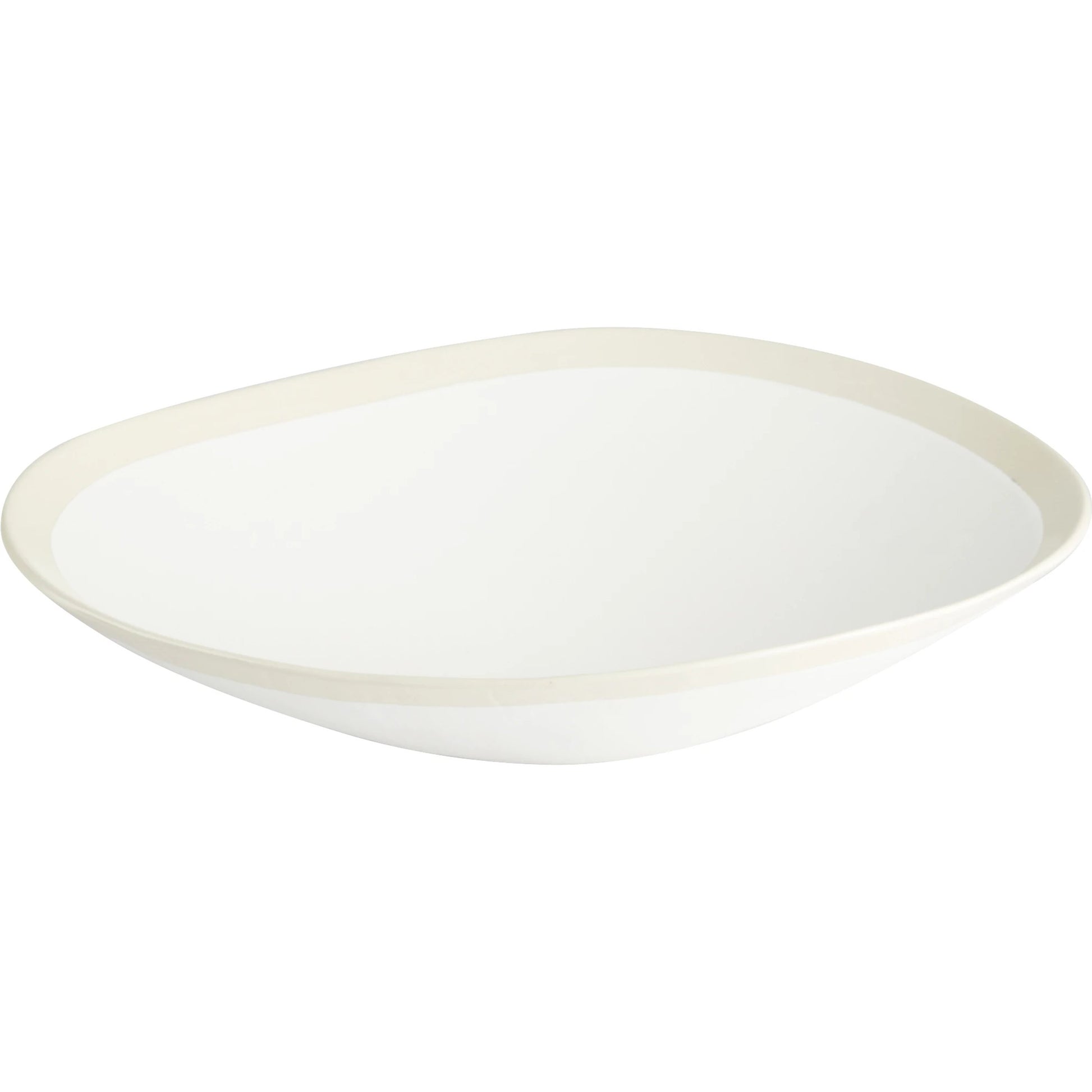 Laura Bowl by Cyan Design in white. Made from ceramic in a modern style.