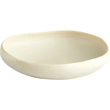 Elon Bowl by Cyan Design in white. Made from ceramic in a modern style.