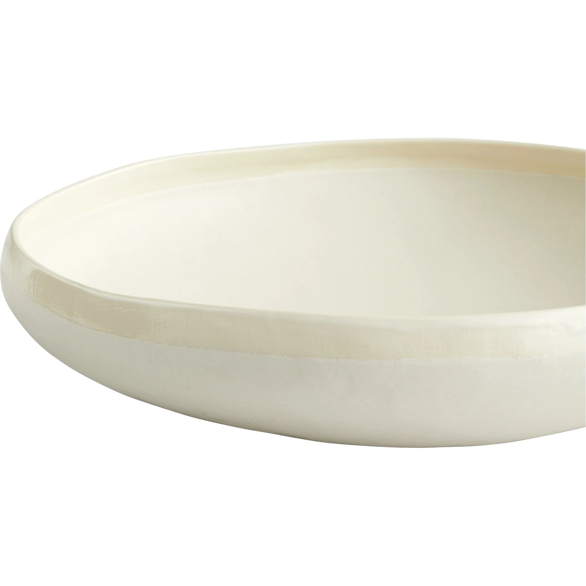 Elon Bowl by Cyan Design in white. Made from ceramic in a modern style.