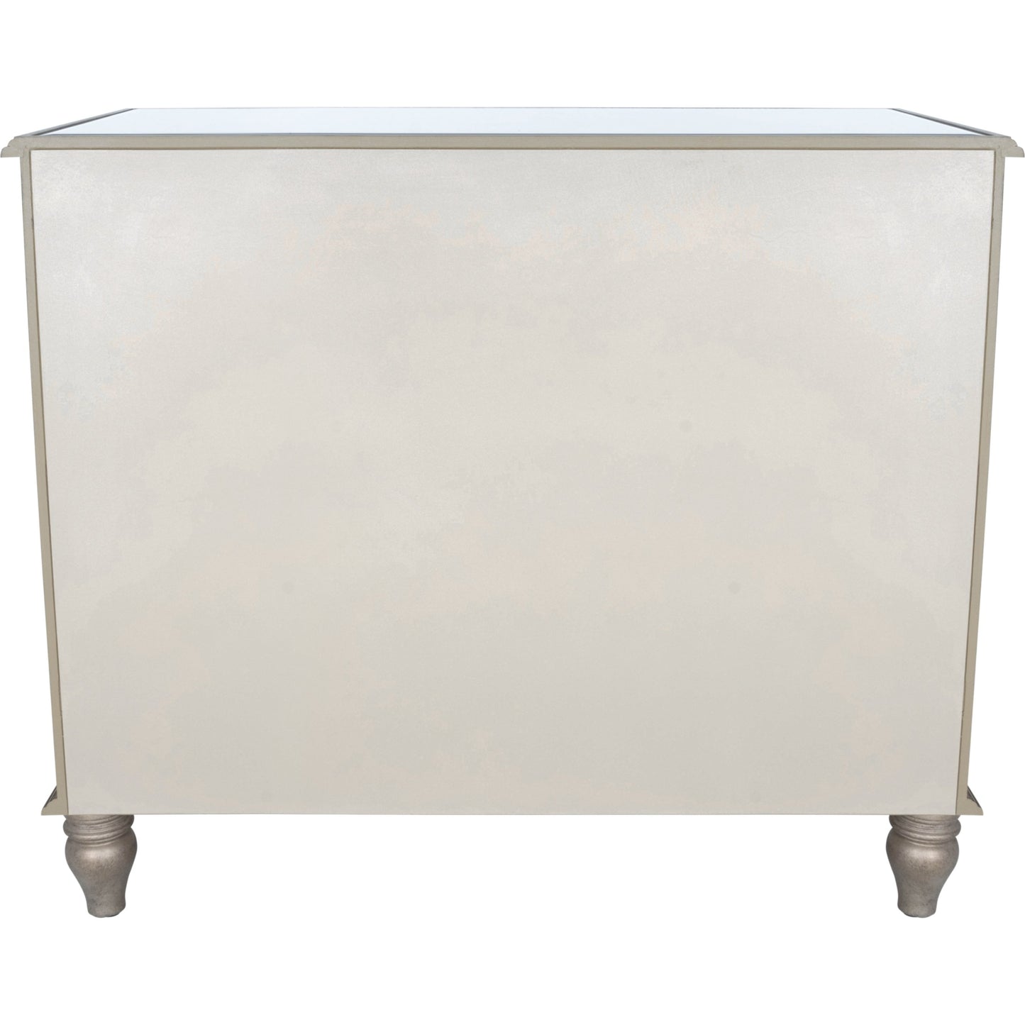 011 O-BUTLER-1122146 | Additional Silo | Laflin Mirrored Console Chest by Butler Specialty Company in silver and mirror. Made from poplar solids, mdf, mirrored glass in a transitional style.