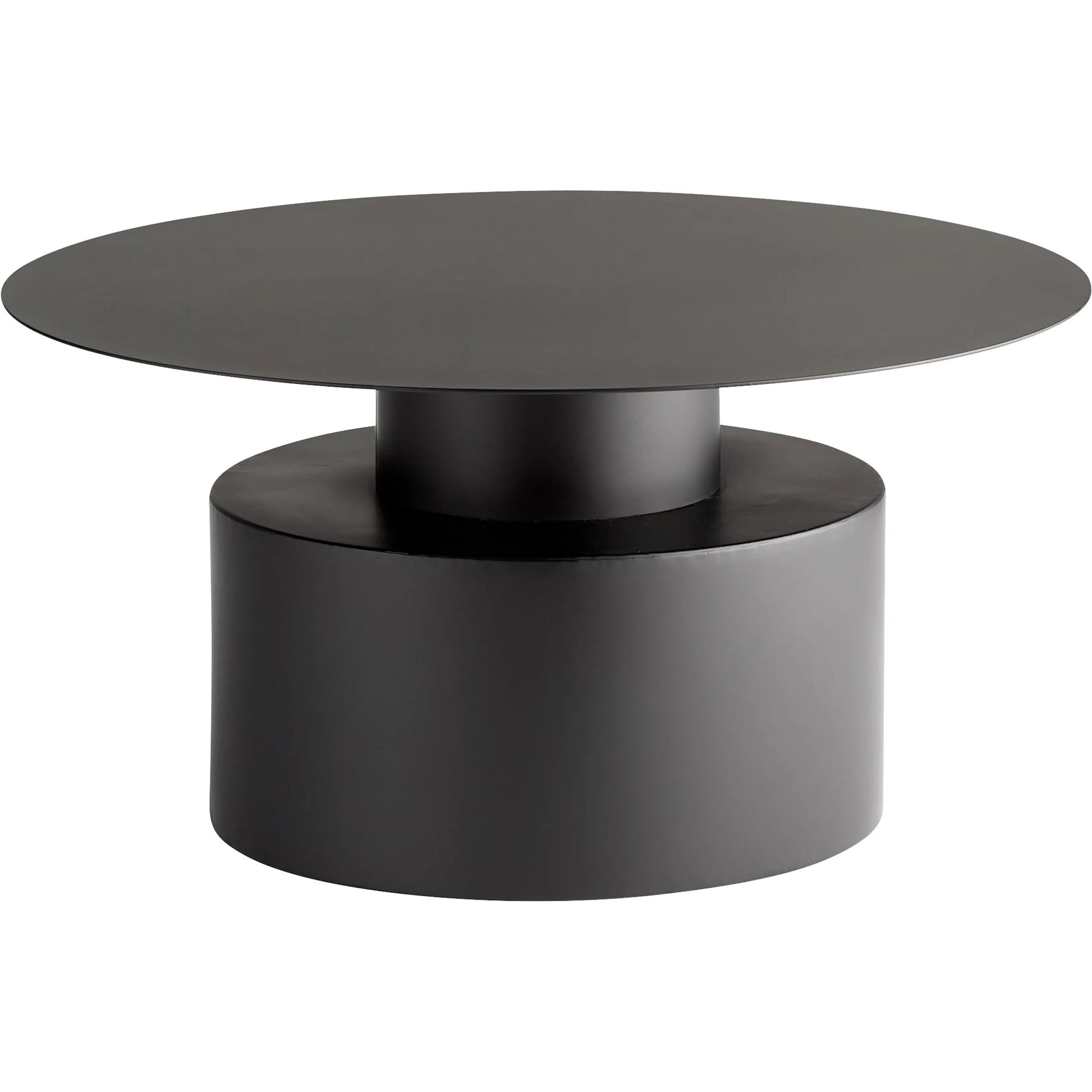 Flat Victor Table by Cyan Design in graphite. Made from iron in a modern style.