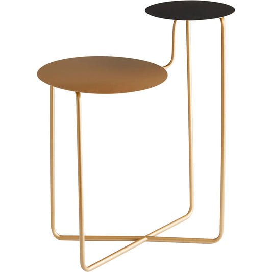 Deja Vu Table by Cyan Design in bronze, black. Made from iron in a modern style.