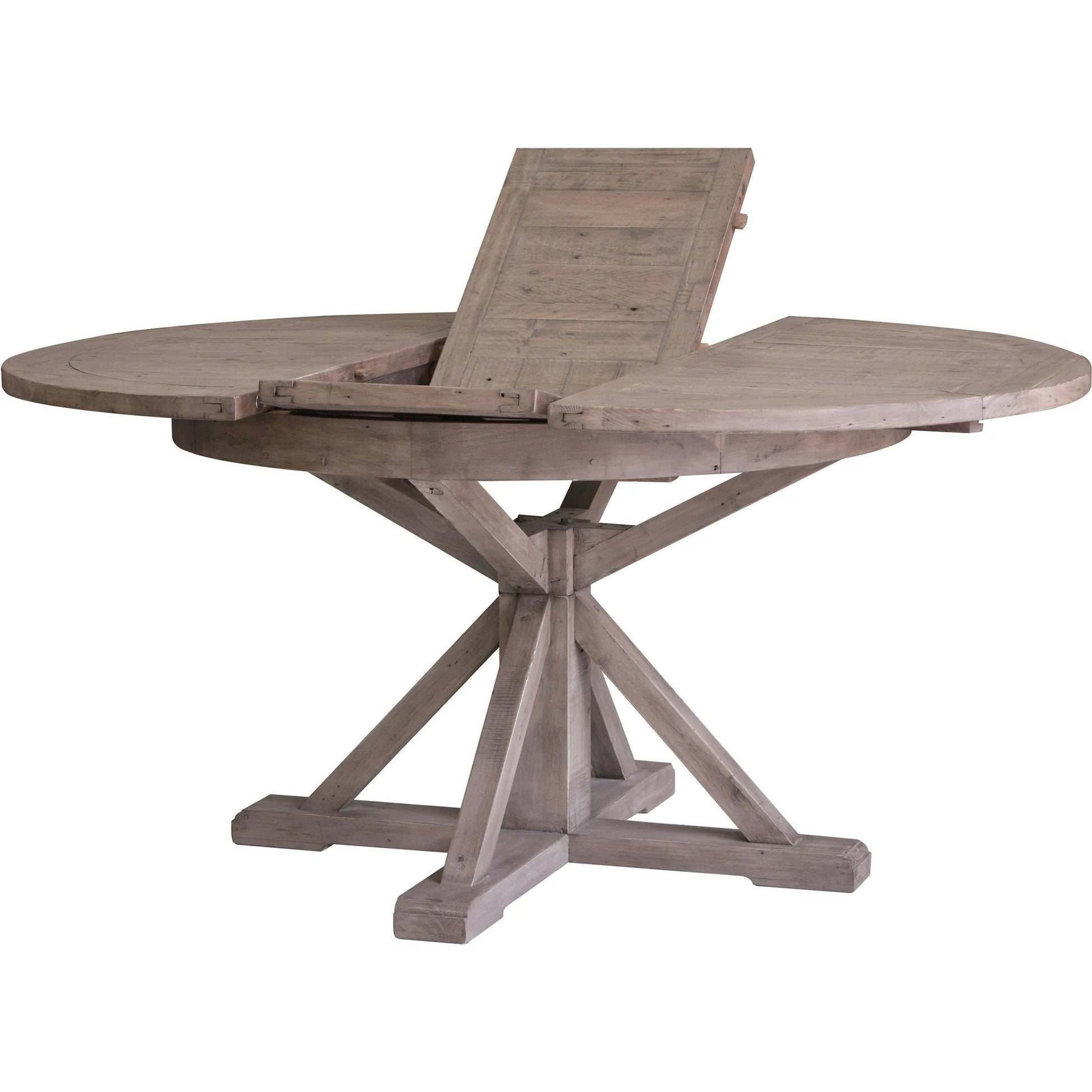 Irish Coast Round 47/63" Extension Dining Table by LH Imports in sundried. Made from unique in a traditional style.