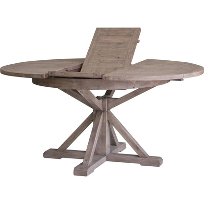 Irish Coast Round 47/63" Extension Dining Table by LH Imports in sundried. Made from unique in a traditional style.