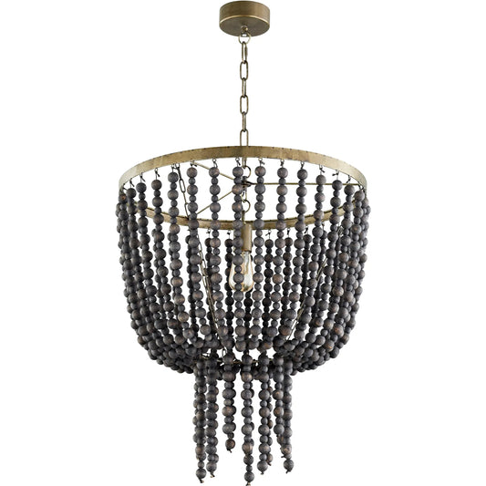 Hammock Round Pendant by Cyan Design in tinted raw iron. Made from iron, jute, wood in a traditional style.