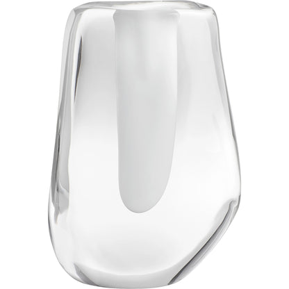 Inverted Oppulence Vase by Cyan Design in clear. Made from glass in a modern style.