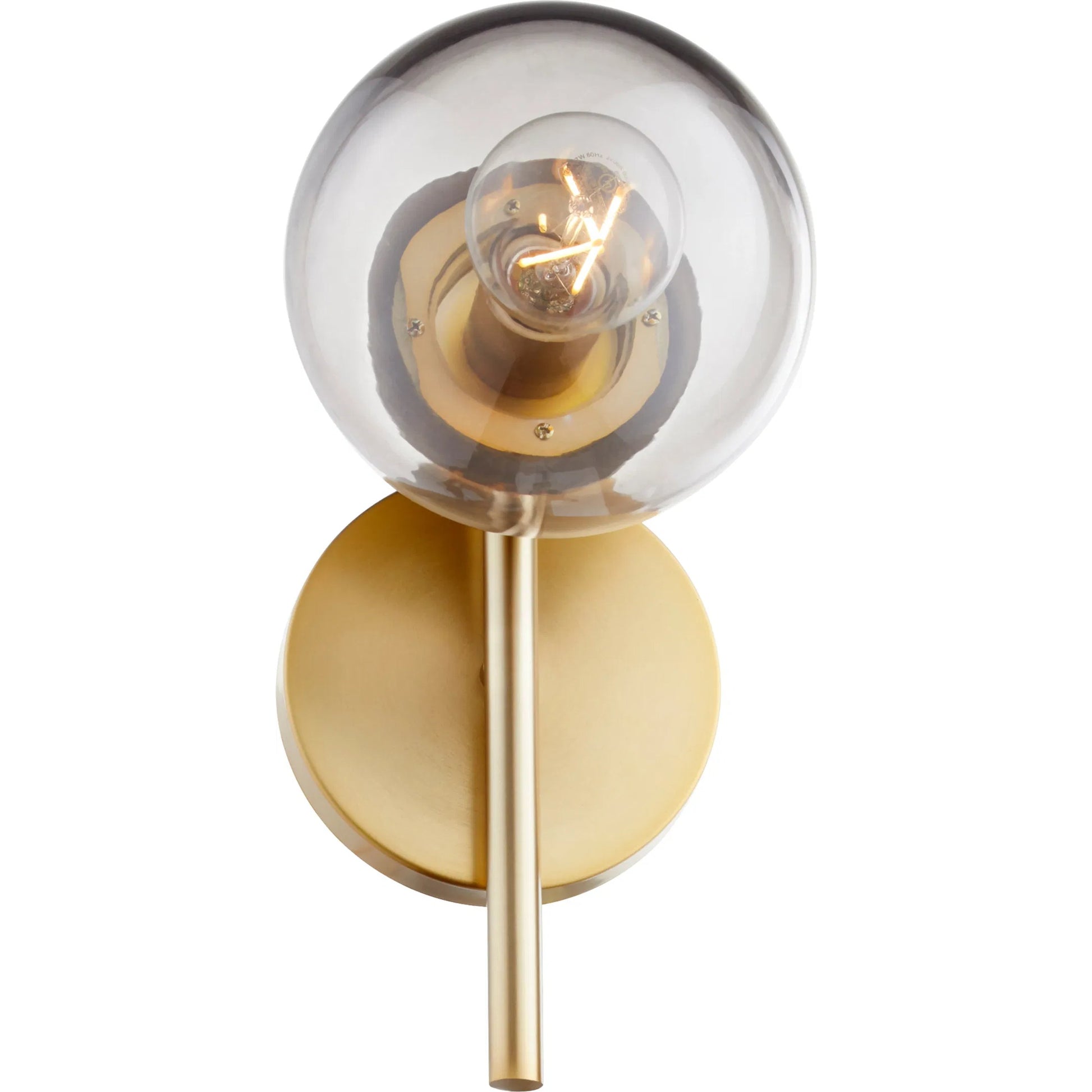 Edmonds Wall Bracket by Cyan Design in aged brass. Made from iron, glass in a modern style.