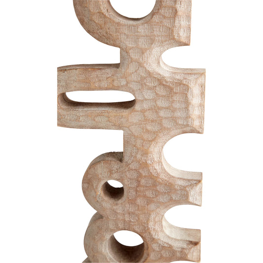 Zulu Sculpture #2 by Cyan Design in weathered grey. Made from wood in a modern style.
