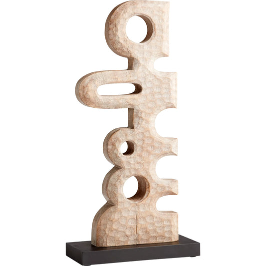 Zulu Sculpture #2 by Cyan Design in weathered grey. Made from wood in a modern style.