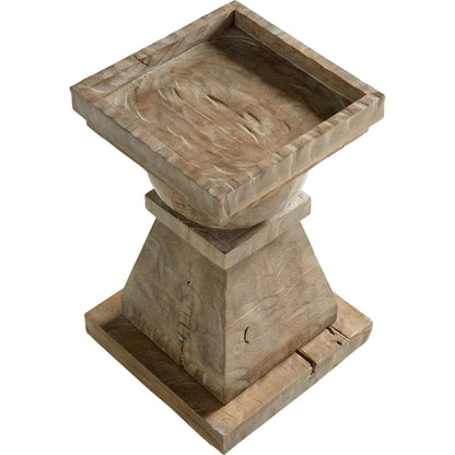 Control Sculpture by Cyan Design in weathered grey. Made from wood in a modern style.