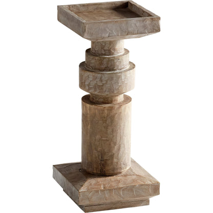 Control Sculpture by Cyan Design in weathered grey. Made from wood in a modern style.