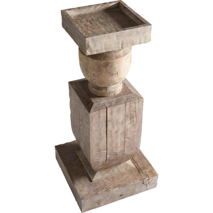 Control Sculpture by Cyan Design in weathered grey. Made from wood in a modern style.