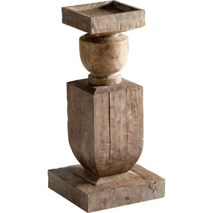 Control Sculpture by Cyan Design in weathered grey. Made from wood in a modern style.