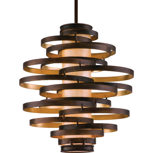 001 S-308103 | Additional Silo | Vertigo Chandelier by Corbett. Made from hand-worked iron in a modern style.