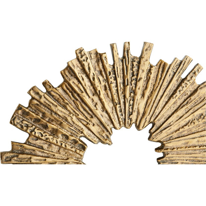 Abra Wall Decor by Cyan Design in antique brass. Made from aluminum in a modern style.