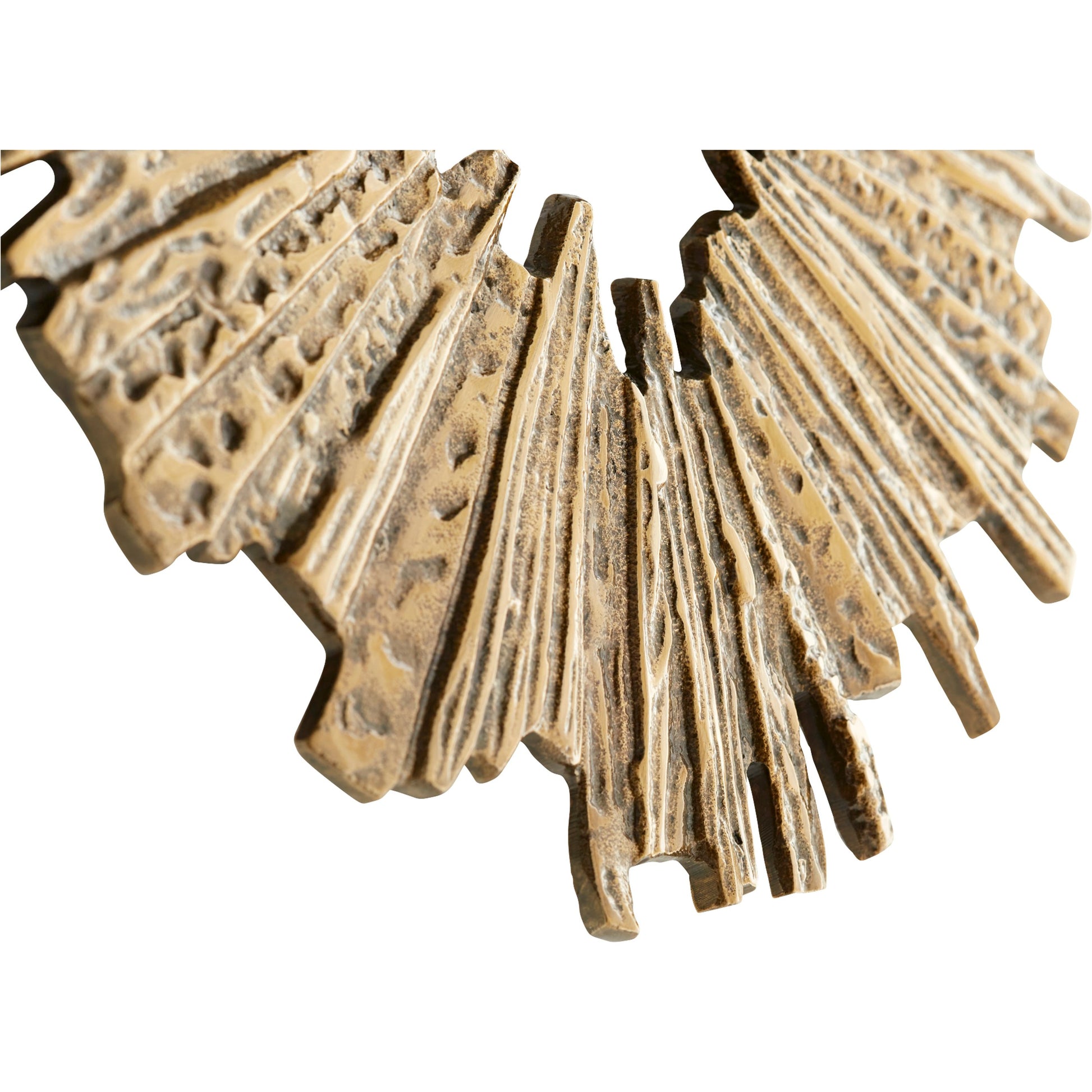 Abra Wall Decor by Cyan Design in antique brass. Made from aluminum in a modern style.