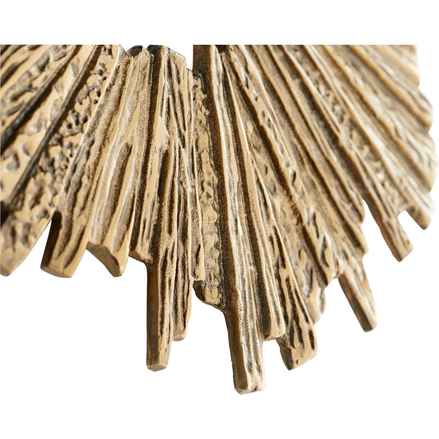 014 SI-1986845 | Closeup | Abra Wall Decor by Cyan Design in antique brass. Made from aluminum in a modern style.