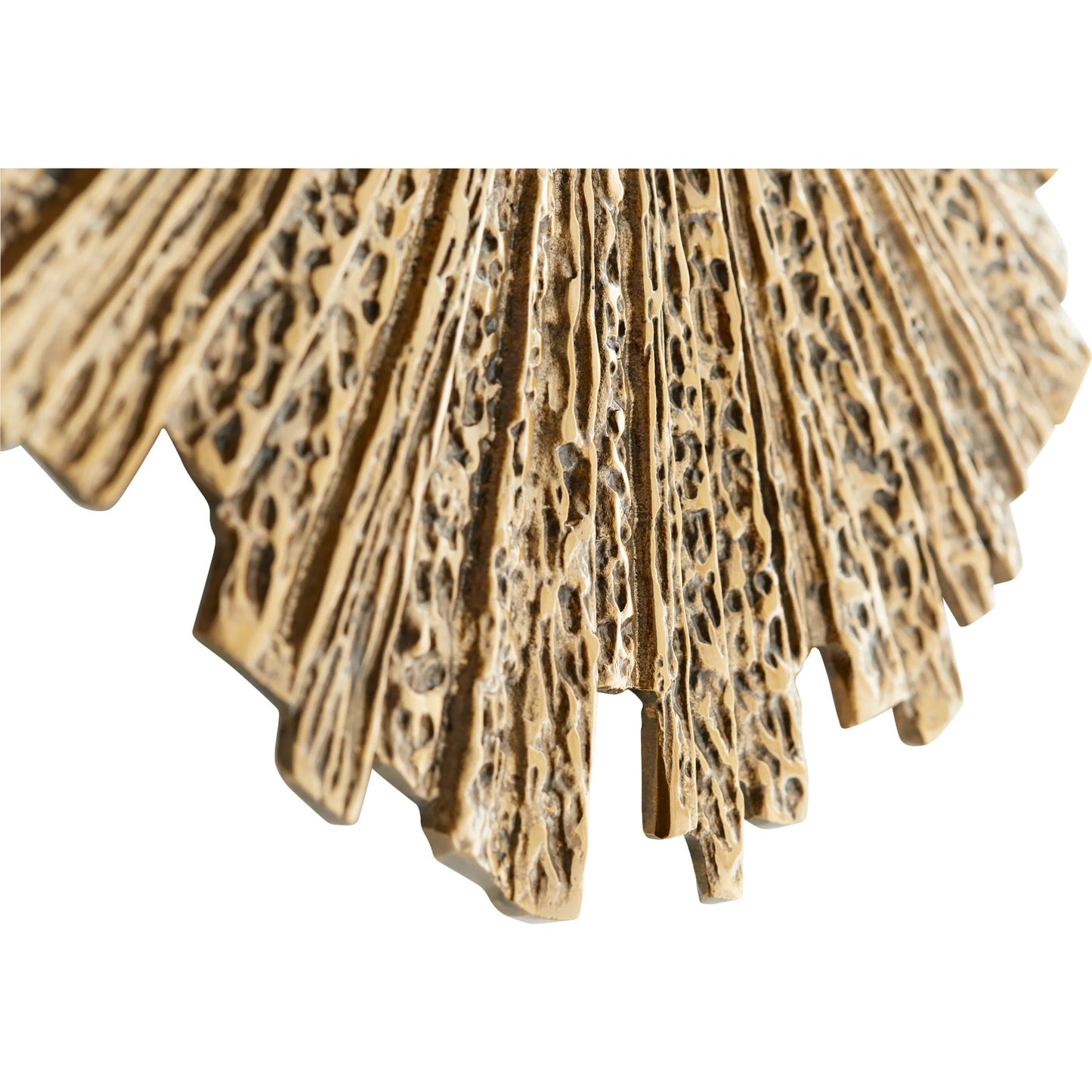 008 SI-1986846 | Closeup | Abra Wall Decor by Cyan Design in antique brass. Made from aluminum in a modern style.