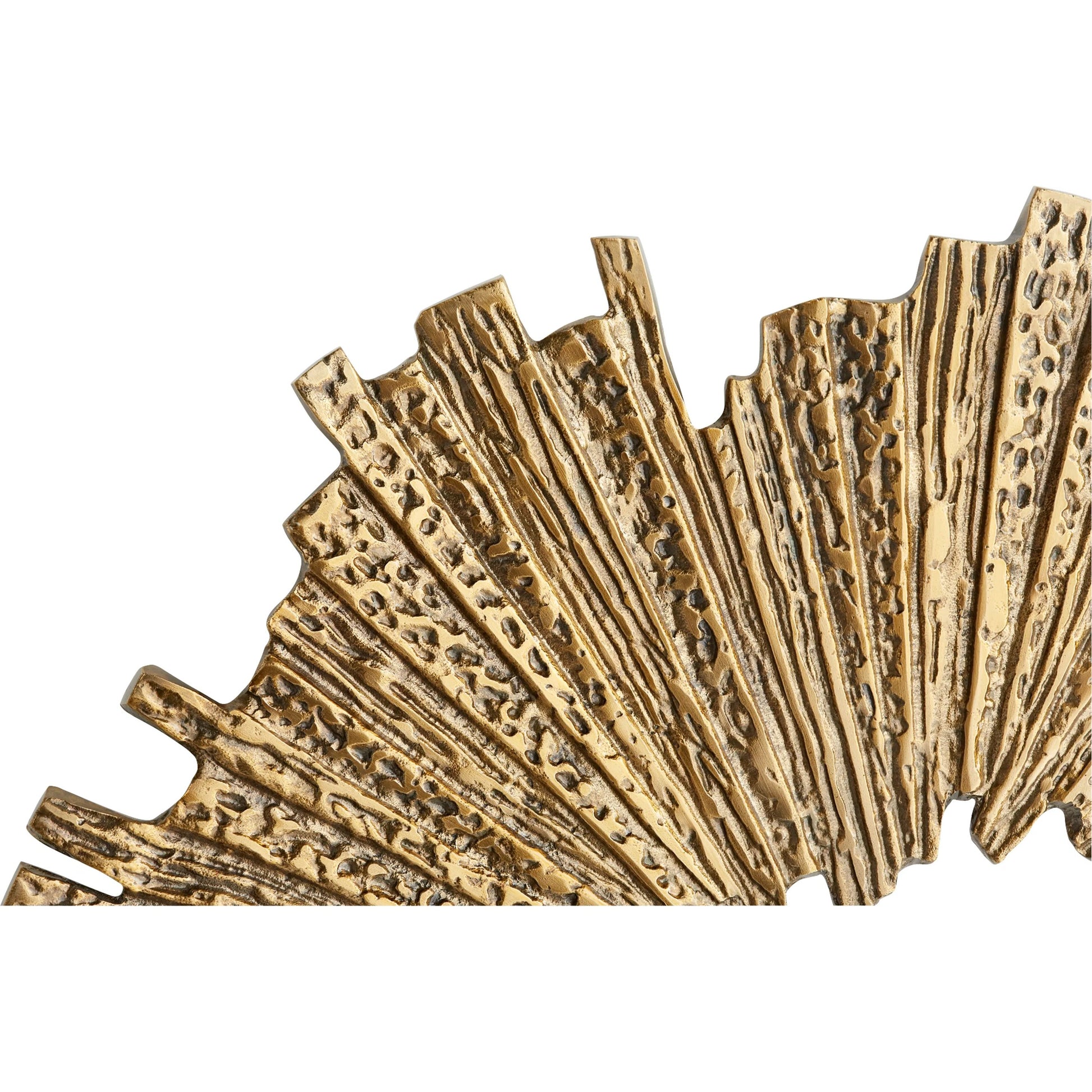 Abra Wall Decor by Cyan Design in antique brass. Made from aluminum in a modern style.