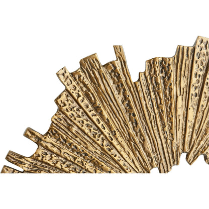 Abra Wall Decor by Cyan Design in antique brass. Made from aluminum in a modern style.