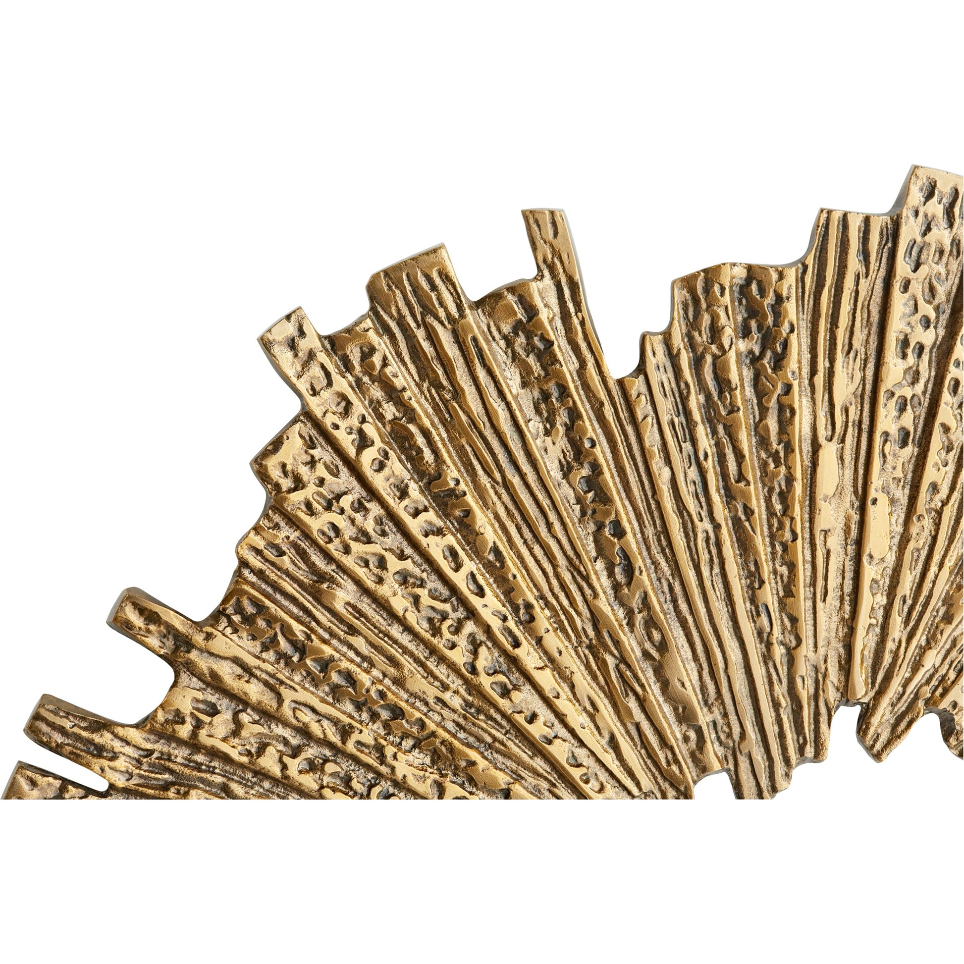 Abra Wall Decor by Cyan Design in antique brass. Made from aluminum in a modern style.