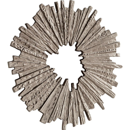 Cadabra Wall Decor by Cyan Design in antique nickel. Made from aluminum in a modern style.