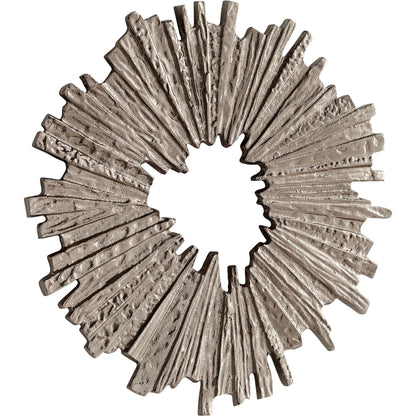 Cadabra Wall Decor by Cyan Design in antique nickel. Made from aluminum in a modern style.