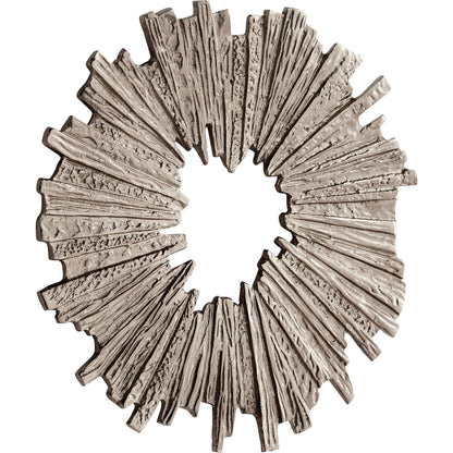 Cadabra Wall Decor by Cyan Design in antique nickel. Made from aluminum in a modern style.