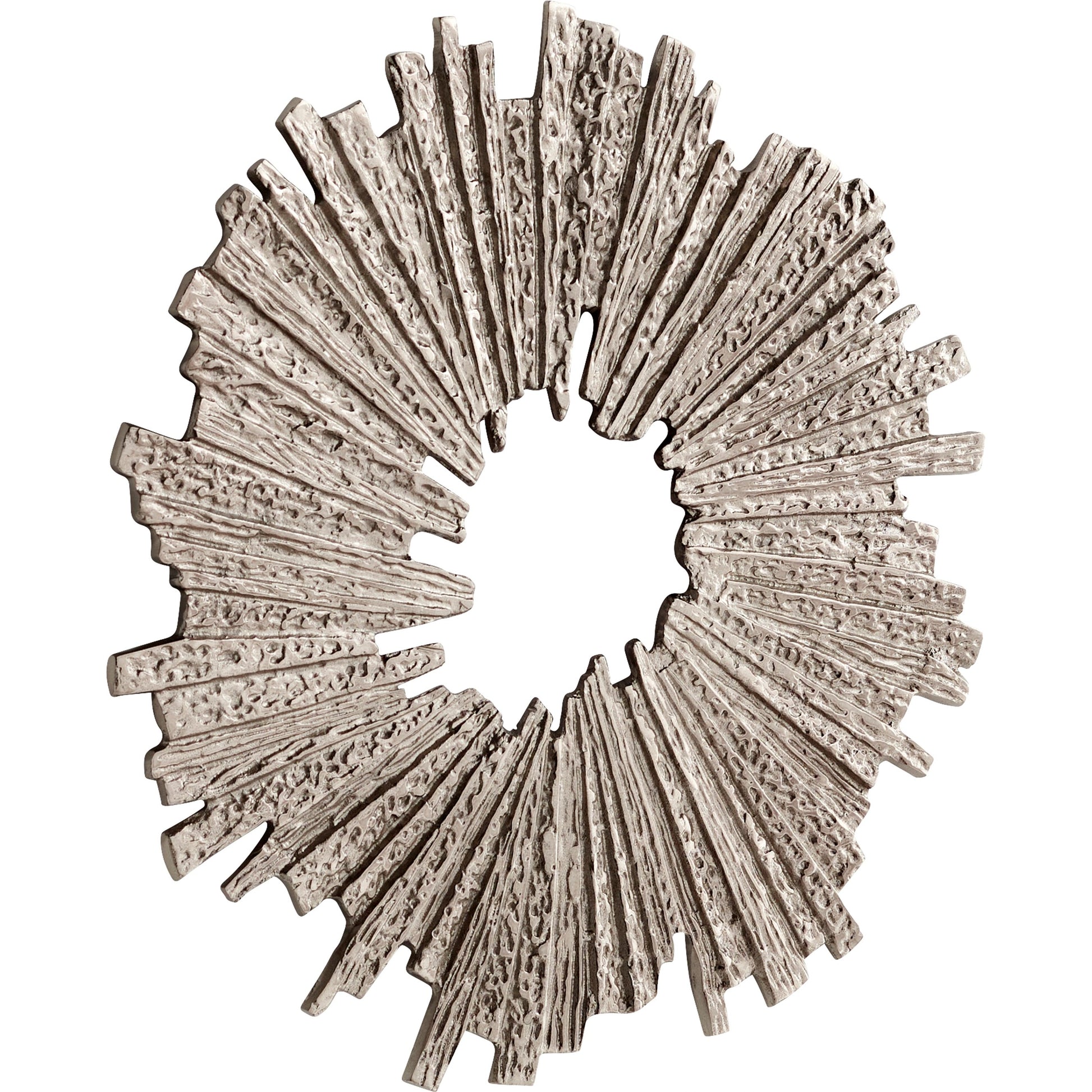 Cadabra Wall Decor by Cyan Design in antique nickel. Made from aluminum in a modern style.