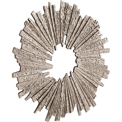 Cadabra Wall Decor by Cyan Design in antique nickel. Made from aluminum in a modern style.